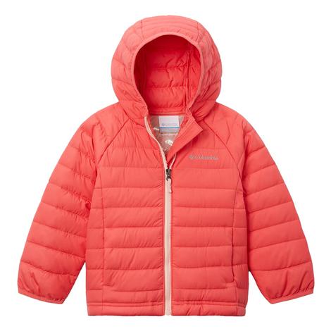 Columbia Powder Lite Toddler Girl's Insulated Jacket - Blush Pink
