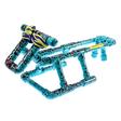 The Micro Dragsteer Roping Dummy TURQUOISE/RED