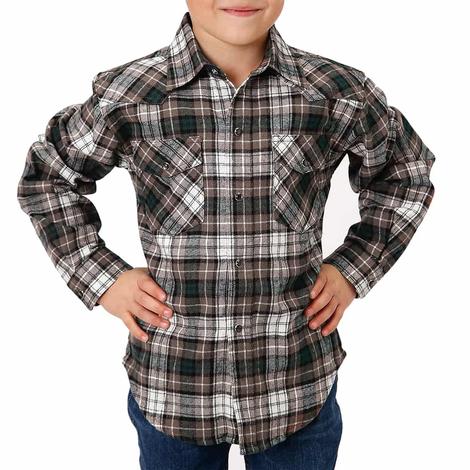 Roper Flannel Assortment Boys Long Sleeve Shirt