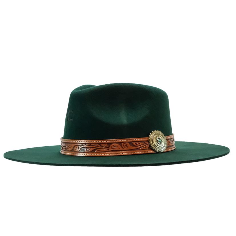  Charlie 1 Horse White Sands Green Felt Hat