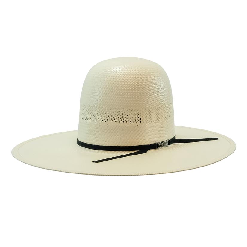  7104 O Regular Oval Panama Straw Cowboy Hat With 4 1/2 