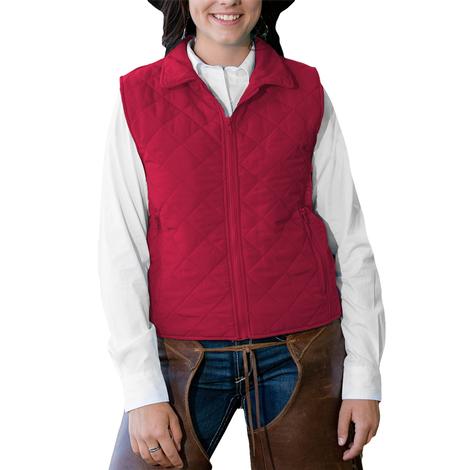 Wyoming Traders Cranberry Savannah Quilted Women's Vest