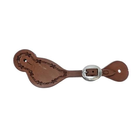 South Texas Tack Border Tooled Women's Spur Strap