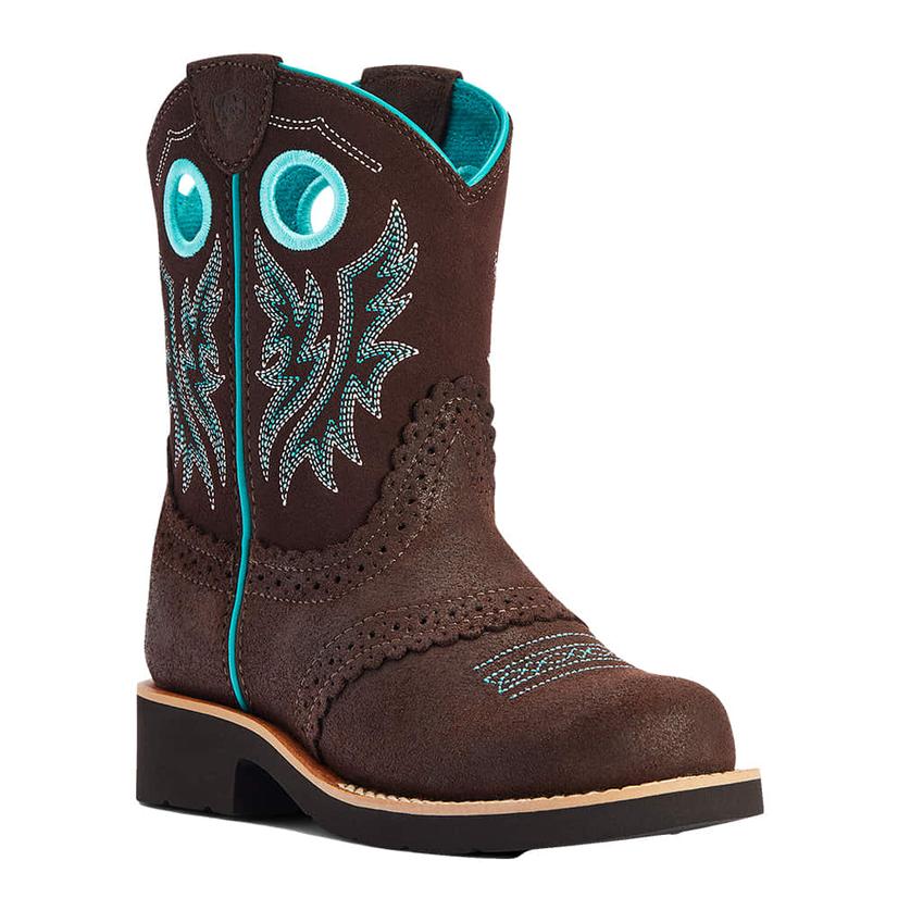  Ariat Brown Fat Baby Cowgirl Youth Girl's Boots