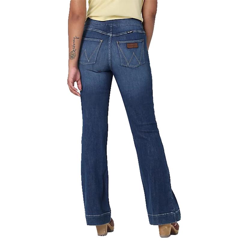 Retro High Rise Pull-On Women's Trouser Jean by Wrangler