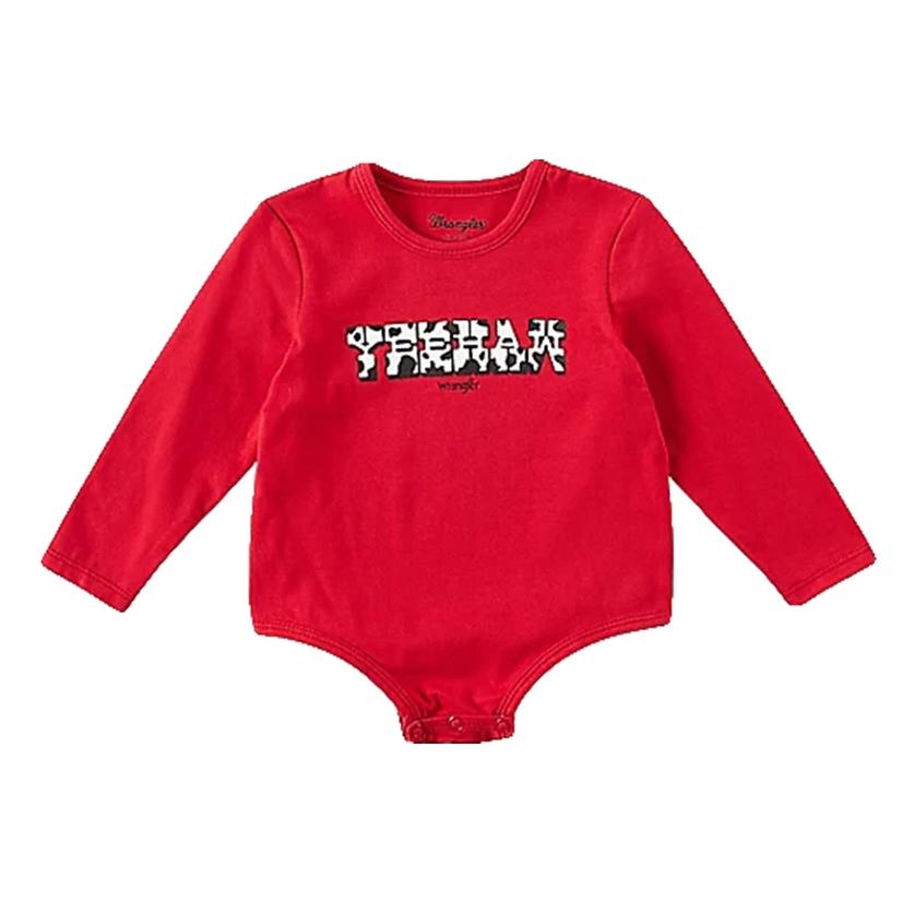  Wrangler Red Infant Graphic Bodysuit