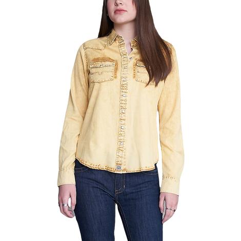 Kimes Ranch Kaycee Gold Tencel Women's Shirt 