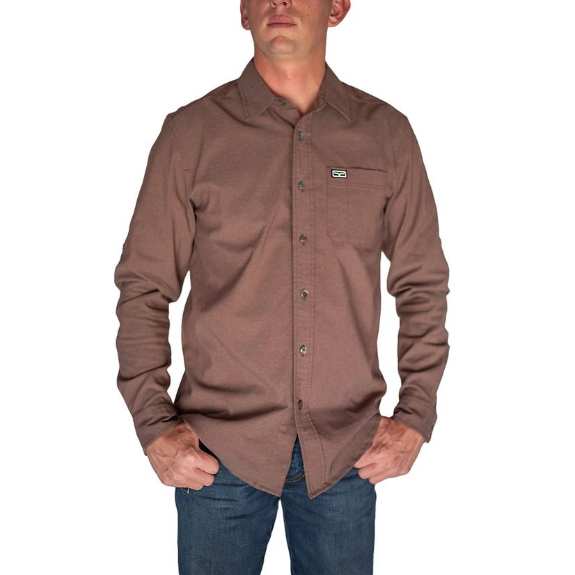  Kimes Ranch Oatmeal Cochise Men's Long Sleeve Shirt