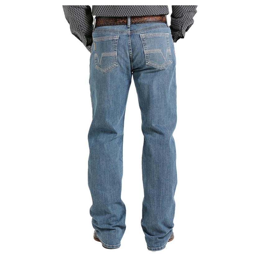  Cinch Grant Mid Rise Relaxed Dark Stonewash Bootcut Men's Jeans