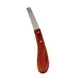 Stainless Steel Wood Handle Hoof Knife Scraper RIGHT_HAND