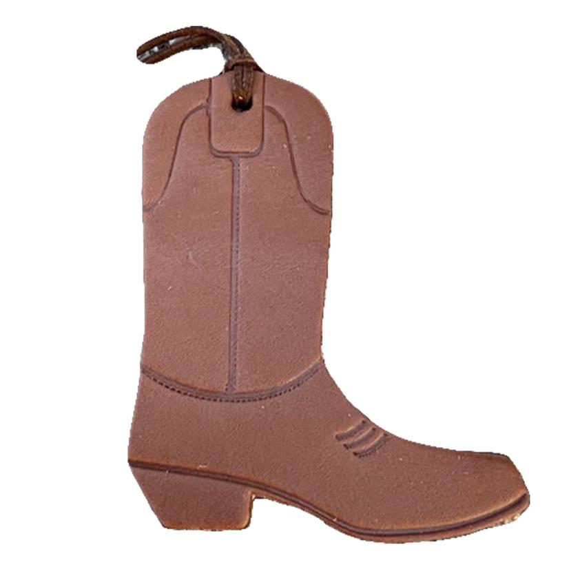 Callahan Leather Co. Air Flair Brown Black Leather Classic Boot - Butt Nakid Scent BROWN