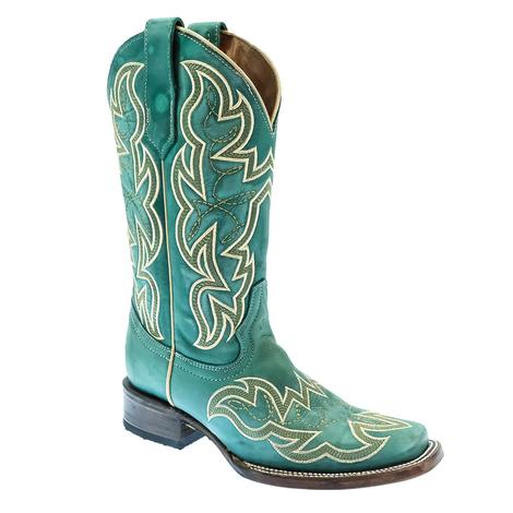 Corral Turquoise Embroidery Women's Boots