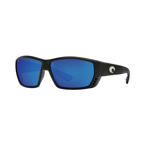 Costa Tuna Alley Reader +2.00 Matte Black Frame Blue Lens Sunglasses  