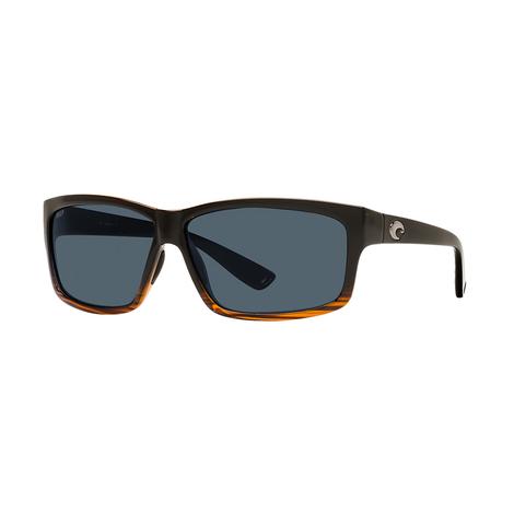 Costa Cut Coconut Fade Frame Gray Polarized Polycarbonate Sunglasses
