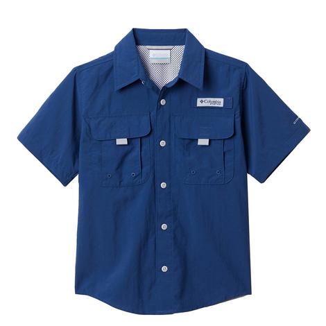 Columbia PFG Bahama Carbon Short Sleeve Boy's Shirt