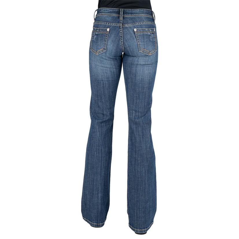  Stetson 816 Classic Boot Cut Dark Wash Women's Jeans