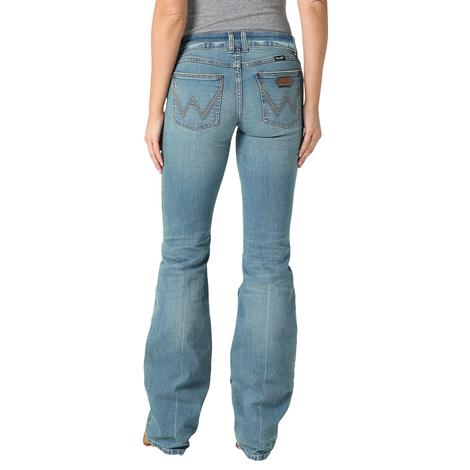 Wrangler Retro Mae Boot Cut Madelyn Wash Mid Rise Women's Jeans