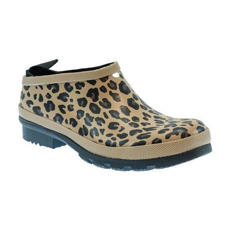 Corkys Hey Girl Puddle Leopard Women's Slip On Rain Boots