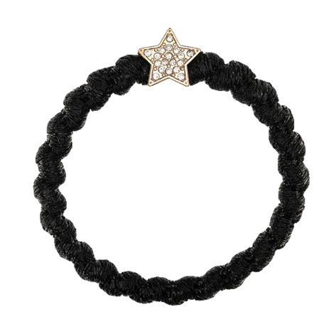 Charms by Charlotte Gold Star with Black on Black Bracelet 