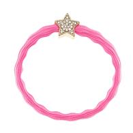Charms by Charlotte Gold Star With Neon Pink Bracelet 
