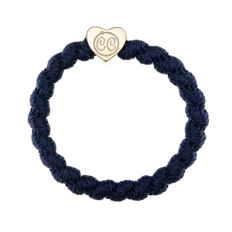 Charms by Charlotte Gold Heart with Navy Bracelet