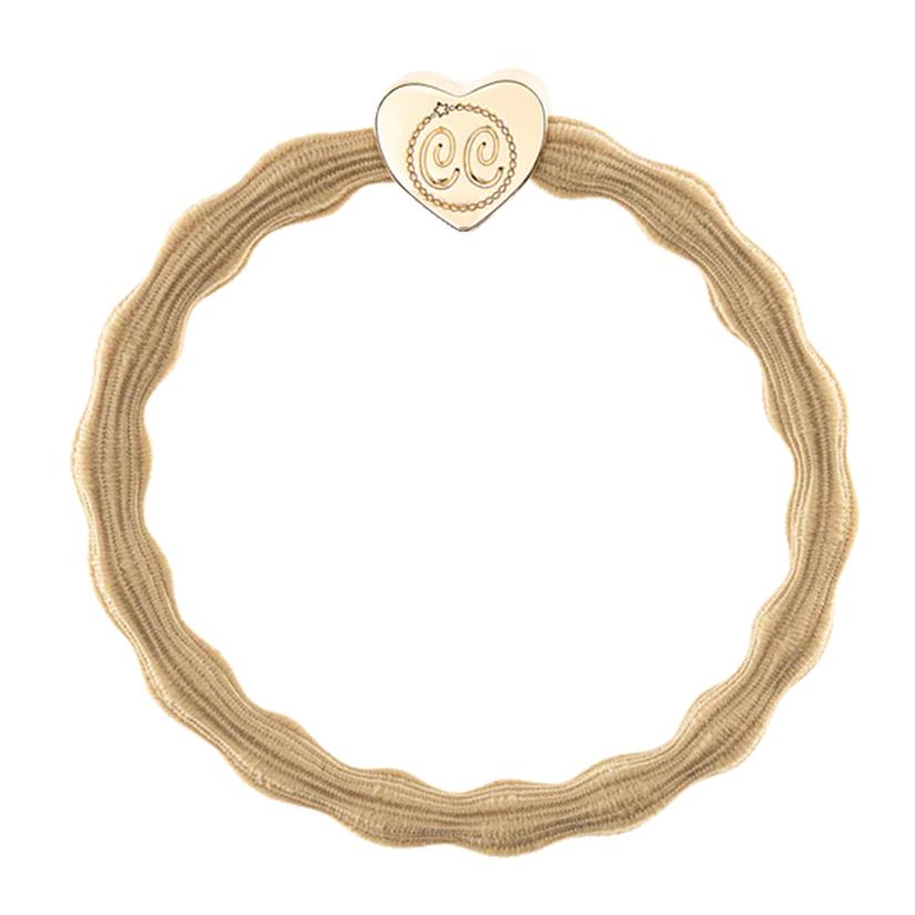  Charms By Charlotte Gold Heart With Tan Bracelet