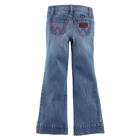 Wrangler Valerie Pink Pocket Girl's Trouser Jeans