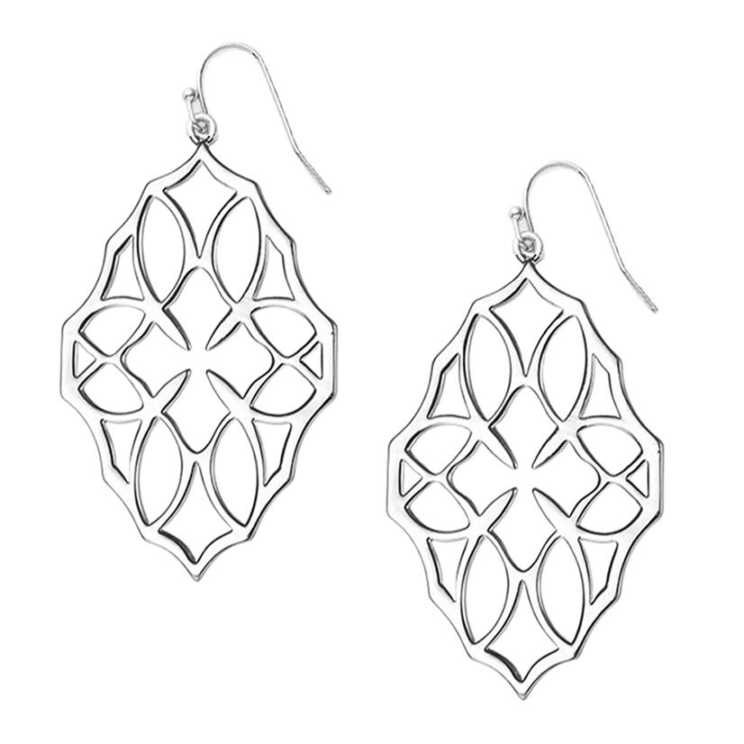  Natalie Wood Jewelry Silver Believer Large Drop Earrings