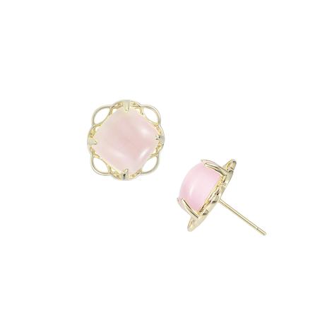 Natalie Wood Jewerly Blossom Stud Pink Earrings
