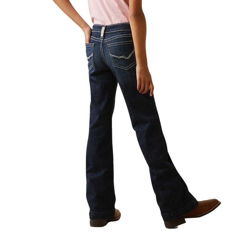 Ariat R.E.A.L.Ryki Nightshade Girl's Trouser Jeans