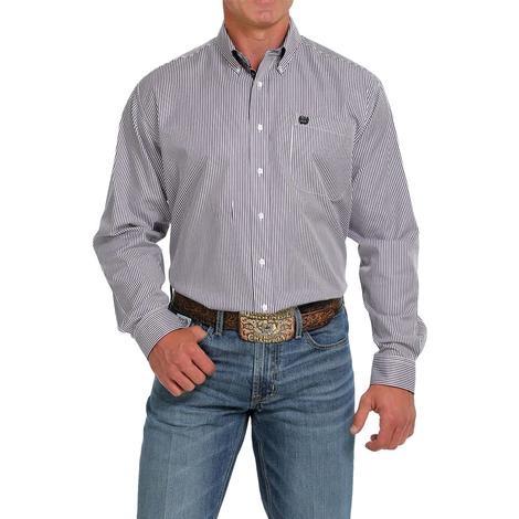Cinch Classic Fit Tencel Long Sleeve Button-Down Men's Shirt