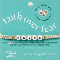 My Saint My Hero Jewelry Little Words Project X Faith Bracelet In Gold Tone