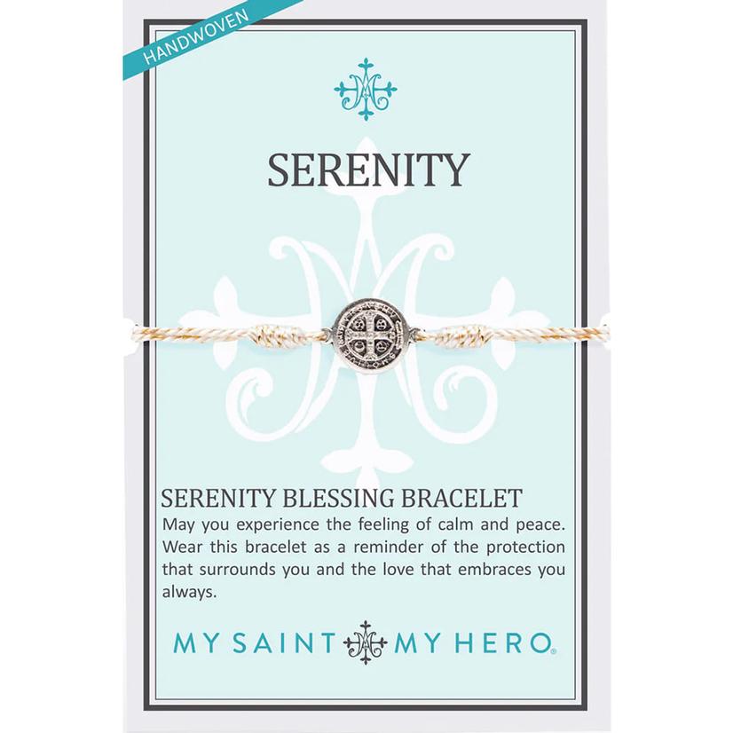  My Saint My   Hero Jewelry Serenity Blessing Metallic Silver Bracelet