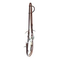 STT Slide Ear Headstall Bridle Set with STT Hinge Correction Bit and Roping Reins