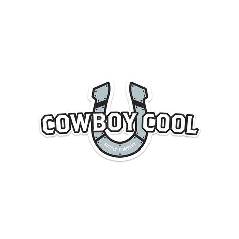 Cowboy Cool Heavy Duty Vinyl The Keg Sticker