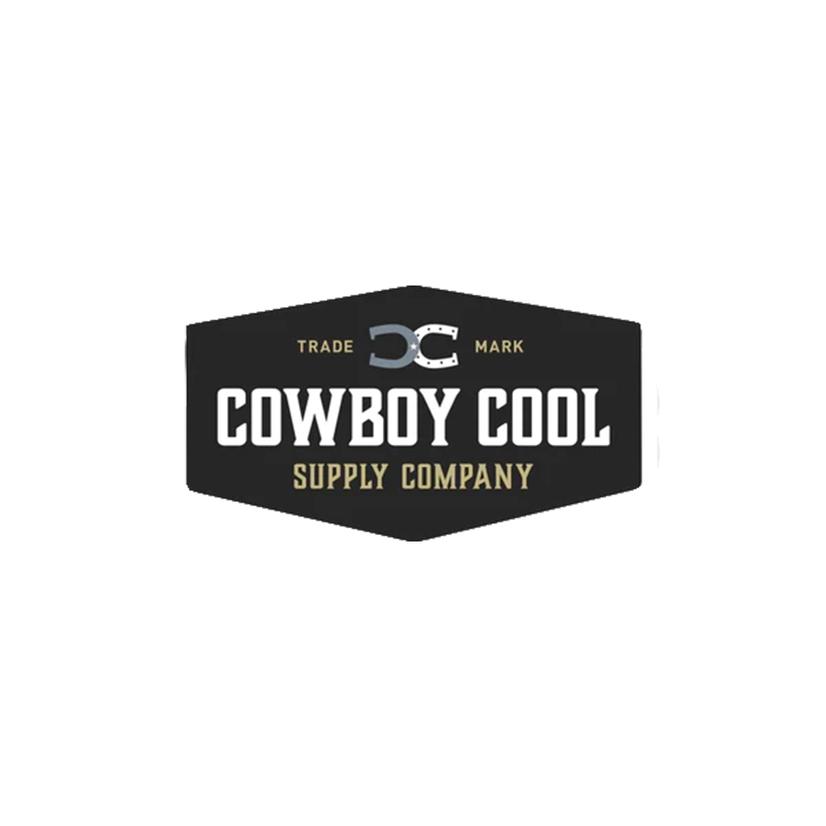  Cowboy Cool Heavy Duty Vinyl Shield Sticker