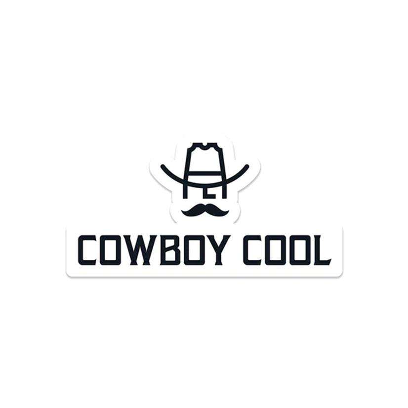  Cowboy Cool Heavy Duty Vinyl Sticker