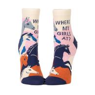 Blue Q Where My Girls At? Women's Ankle Socks