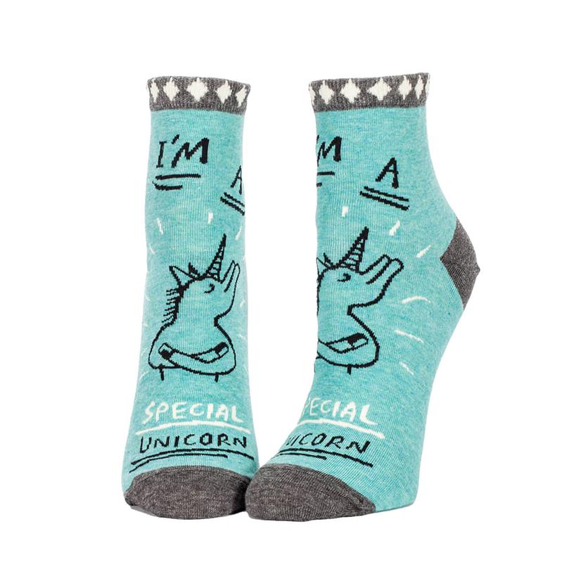  Blue Q I ' M A Special Unicorn Women's Ankle Socks