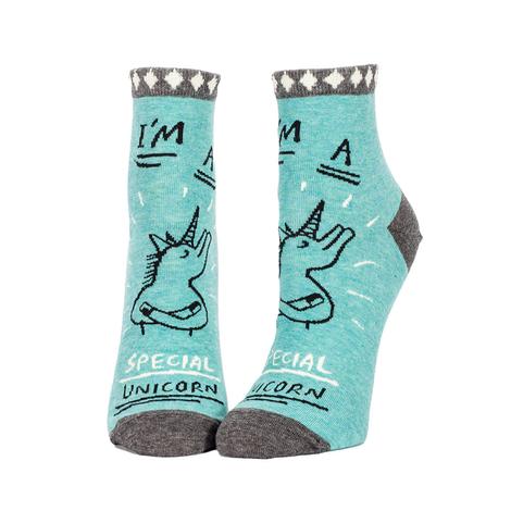 Blue Q I'm A Special Unicorn Women's Ankle Socks