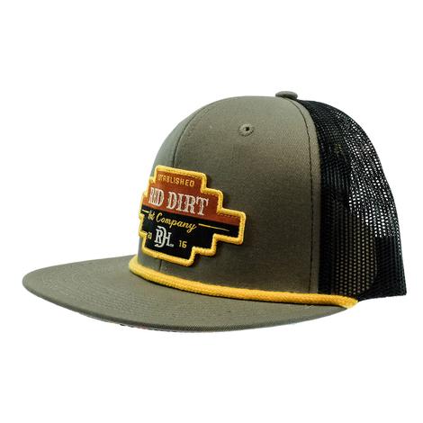 Red Dirt Hat Co Black And Olive Cap 