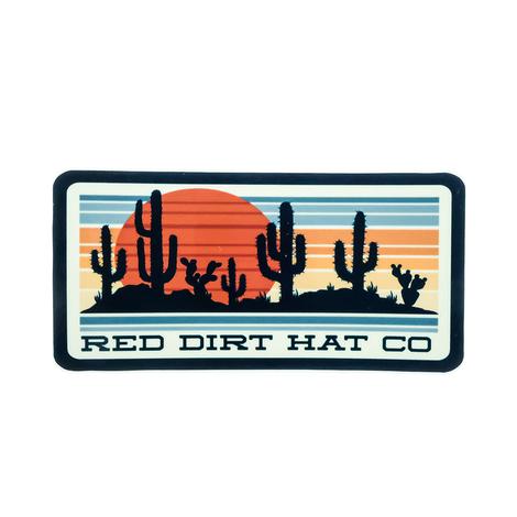 Red Dirt Hat Co Striped Sunset Sticker