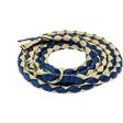 Mustang Braided 9 Ft Loping Lead NAVY/TAN