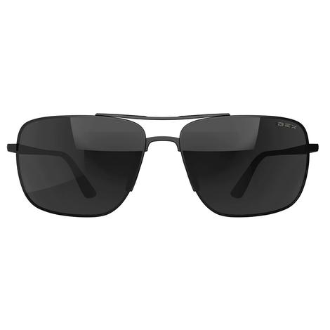 Bex Porter Matte Black and Gray Sunglasses