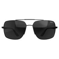 Bex Wing Matte Black and Gray Sunglasses