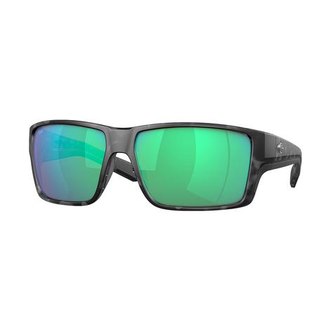 Costa Reefton Pro Tiger Shark Frame Green Mirror Polarzied Glass Lens Sunglasses
