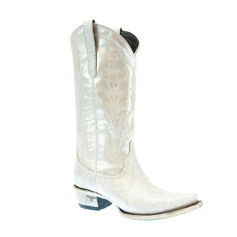 Lane Lexi Rogue Metallic White Women's Boots 
