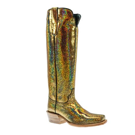 R Watson Gold Disco Fever Women's Boots