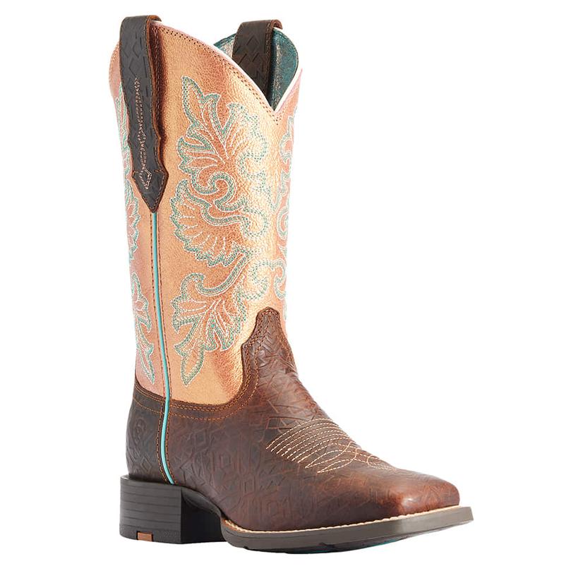  Ariat Toasted Blanket Emboss Copper Glow Women's Boots