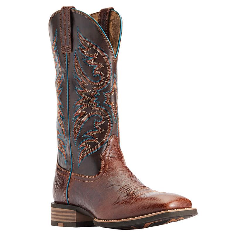  Ariat Ricochet Gingersnap And Marble Brown Men's Boot